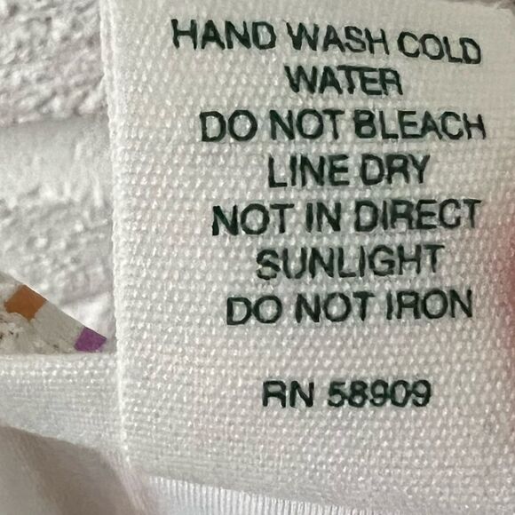 Roller Rabbit Multi-Stripe Scoop Neck Swimsuit Size XS - Picture 6 of 7